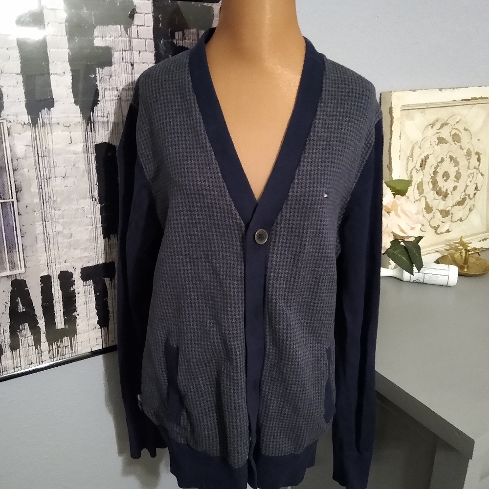 Tommy Hilfiger grandpa style cardigan